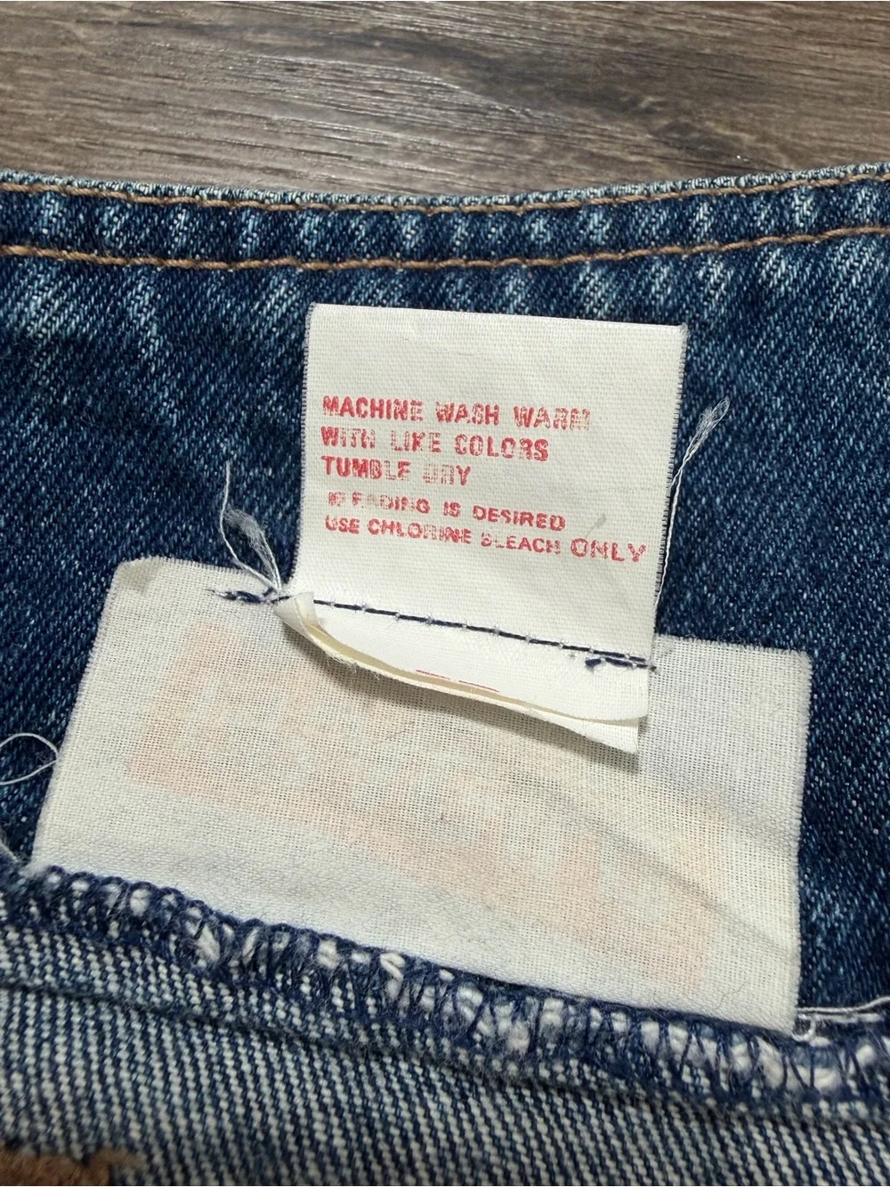 Vintage‎ Paperbag Waist High Rise Mom Jeans Womens Size 13 Blue Denim Tapered